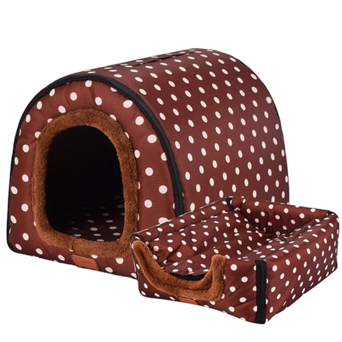 CHIZISX Katzenbett, Katzenbett für den Innenbereich, für kleine Hunde, warmes Bett, Haustierzelt, Bett, Kätzchenhöhle, dickes Kissen, für den Innenbereich CHIZISX Katzenbett, Katzenbett für den Innenbereich, für kleine Hunde, warmes Bett, Haustierzelt, Bett, Kätzchenhöhle, dickes Kissen, für den Innenbereich von CHIZISX