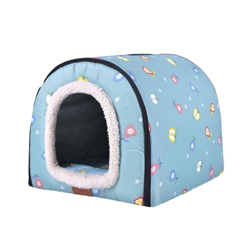 CHIZISX Katzenbett, Katzenbett für den Innenbereich, für kleine Hunde, warmes Bett, Haustierzelt, Bett, Kätzchenhöhle, dickes Kissen, für den Innenbereich CHIZISX Katzenbett, Katzenbett für den Innenbereich, für kleine Hunde, warmes Bett, Haustierzelt, Bett, Kätzchenhöhle, dickes Kissen, für den Innenbereich von CHIZISX