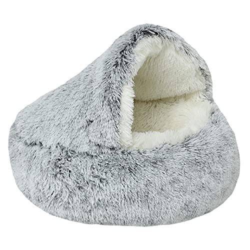 CHIZISX Katzenbett, Plüsch, für den Innenbereich, kleines Hundebett mit Unterseite für Katzen/Welpenhaus, superweich, beruhigendes Haustier, Größe S CHIZISX Katzenbett, Plüsch, für den Innenbereich, kleines Hundebett mit Unterseite für Katzen/Welpenhaus, superweich, beruhigendes Haustier, Größe S von CHIZISX