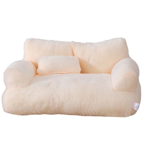 CHIZISX Katzenbett, kreatives Haustier-Couch-Bett, abnehmbares Nest für Hunde und Katzen, weiches Plüsch, bequemes Sofa, mehrere Farben CHIZISX Katzenbett, kreatives Haustier-Couch-Bett, abnehmbares Nest für Hunde und Katzen, weiches Plüsch, bequemes Sofa, mehrere Farben von CHIZISX