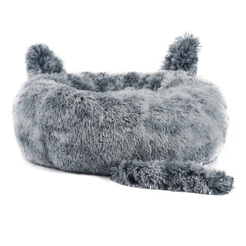CHIZISX Katzenbett, kreatives Haustierbett, Ohrenschwanz, Nest für Hunde und Katzen, weiches Plüsch, bequemes Sofa, mehrere Größen und Farben CHIZISX Katzenbett, kreatives Haustierbett, Ohrenschwanz, Nest für Hunde und Katzen, weiches Plüsch, bequemes Sofa, mehrere Größen und Farben von CHIZISX