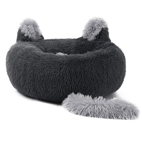 CHIZISX Katzenbett, kreatives Haustierbett, Ohrenschwanz, Nest für Hunde und Katzen, weiches Plüsch, bequemes Sofa, mehrere Größen und Farben CHIZISX Katzenbett, kreatives Haustierbett, Ohrenschwanz, Nest für Hunde und Katzen, weiches Plüsch, bequemes Sofa, mehrere Größen und Farben von CHIZISX