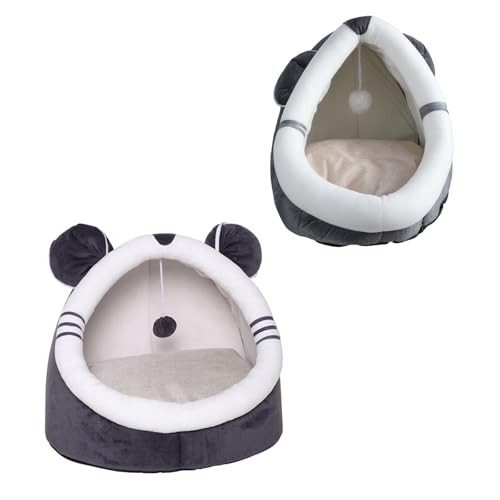 CHIZISX Katzenbett für Katzen, Haustiere, Hunde, warmes Haus, Höhle, Welpennest in zwei Farben, interaktiv zum Spielen und kleine Hunde für Haustiere CHIZISX Katzenbett für Katzen, Haustiere, Hunde, warmes Haus, Höhle, Welpennest in zwei Farben, interaktiv zum Spielen und kleine Hunde für Haustiere von CHIZISX