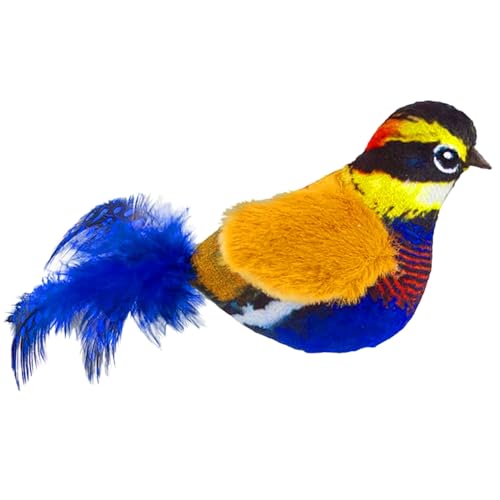 CHIZISX Katzenspielzeug, Plüsch, lustige Vogelform, Katzenspielzeug für Haustierübungen mit realistischen Vogelgeräuschen, laufende Vögel, Katzenspielzeug, für den Innenbereich CHIZISX Katzenspielzeug, Plüsch, lustige Vogelform, Katzenspielzeug für Haustierübungen mit realistischen Vogelgeräuschen, laufende Vögel, Katzenspielzeug, für den Innenbereich von CHIZISX