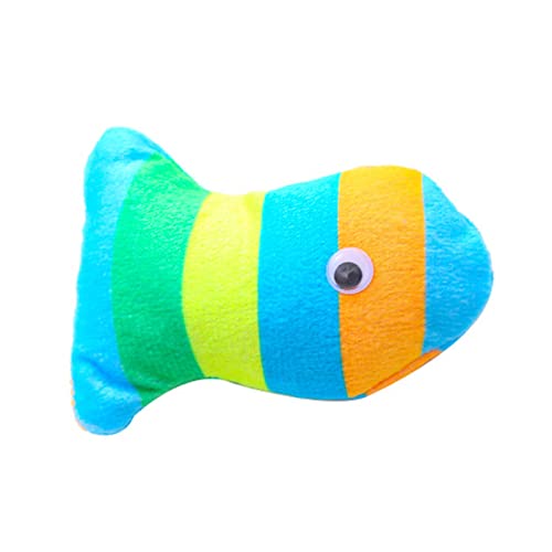 CHIZISX Katzenspielzeug, gefüllt für Katzenspielzeug, interaktives Plüsch, bunte Fische für Innenkatzen, Kätzchen, gefülltes Kauspielzeug CHIZISX Katzenspielzeug, gefüllt für Katzenspielzeug, interaktives Plüsch, bunte Fische für Innenkatzen, Kätzchen, gefülltes Kauspielzeug von CHIZISX