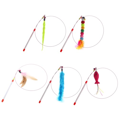 CHIZISX Katzenspielzeug, interaktives Katzenspielzeug, lustige Simulationsfische mit lustiger Übung für Kätzchen, Spielstab für Katzen CHIZISX Katzenspielzeug, interaktives Katzenspielzeug, lustige Simulationsfische mit lustiger Übung für Kätzchen, Spielstab für Katzen von CHIZISX