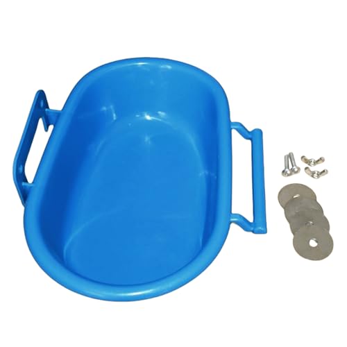 CHIZISX Mehrzweck-Vogelbadewanne, Vogelkäfig-Addon, externe Badewanne, Käfig, montierte Dusche, Waschbecken, Vogelbadewanne, Wasserschale für Vogelkäfig, Wasserschale für Vögel von CHIZISX