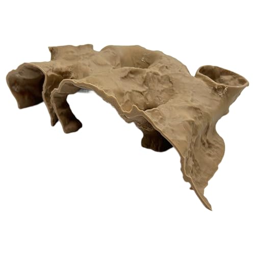 CHIZISX PETG Fisch-Garnelen-Unterschlupf, Höhle mit mehreren Eingängen, Dekoration für Territoriale Arten, Lebensraumverbesserung und Stressabbau, Betta-Fischversteckhaus CHIZISX PETG Fisch-Garnelen-Unterschlupf, Höhle mit mehreren Eingängen, Dekoration für Territoriale Arten, Lebensraumverbesserung und Stressabbau, Betta-Fischversteckhaus von CHIZISX