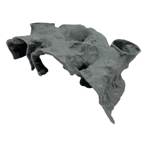 CHIZISX PETG Fisch-Garnelen-Unterschlupf, Höhle mit mehreren Eingängen, Dekoration für Territoriale Arten, Lebensraumverbesserung und Stressabbau, Betta-Fischversteckhaus CHIZISX PETG Fisch-Garnelen-Unterschlupf, Höhle mit mehreren Eingängen, Dekoration für Territoriale Arten, Lebensraumverbesserung und Stressabbau, Betta-Fischversteckhaus von CHIZISX