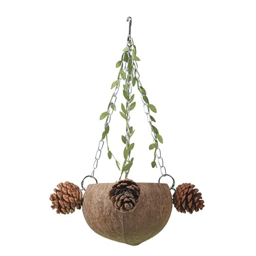 CHIZISX Papageien Zuchthaus Avian Kiefernkegel Spielzeug Bird Schlafkapseln Hängende Vogelhaus Für Cockatiels Conures Lovebird Shelter von CHIZISX