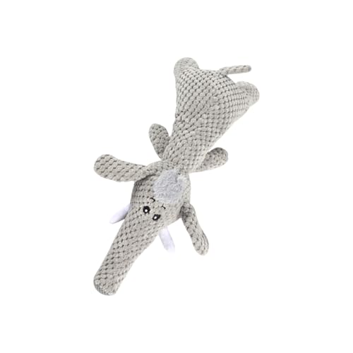 CHIZISX Pet Safe Plush Animal Toy With Crinkle Sound Effect Squeaky Toy For Dog Interaction Fetching Game Play And Teeth Cleaning Soft Pet Plush Toy For Stress Relief von CHIZISX