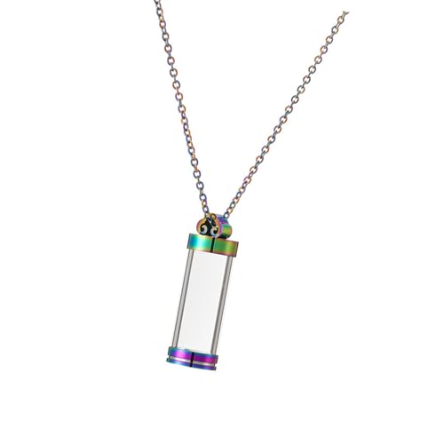 CHIZISX Verstellbare Kette, Asche-Halter, Urnenanhänger, Halskette, Gedenkschmuck für Asche, Andenken, Geschenk, personalisierbar, Gedenkurnen-Halskette CHIZISX Verstellbare Kette, Asche-Halter, Urnenanhänger, Halskette, Gedenkschmuck für Asche, Andenken, Geschenk, personalisierbar, Gedenkurnen-Halskette von CHIZISX