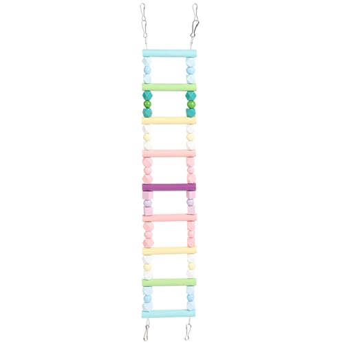 CHIZISX Vogelspielzeug, Vogelleiter für Sittiche, Vogelkäfig, Schaukel, Ständer, Plattform, Käfigspielzeug, Papageien-Sitzstangen, Käfigzubehör, kleine Vögel CHIZISX Vogelspielzeug, Vogelleiter für Sittiche, Vogelkäfig, Schaukel, Ständer, Plattform, Käfigspielzeug, Papageien-Sitzstangen, Käfigzubehör, kleine Vögel von CHIZISX
