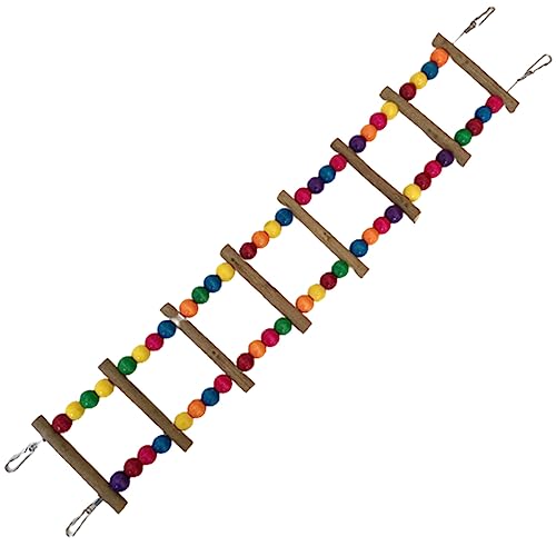 CHIZISX Vogelspielzeug, Vogelschaukel, Spielzeug, Papageien, Kletterleiter, Spielzeug, Vogel, Holzleiter, Brücke, Hängeleiter, Vogelleiter, Spielzeug, Papageienschaukel CHIZISX Vogelspielzeug, Vogelschaukel, Spielzeug, Papageien, Kletterleiter, Spielzeug, Vogel, Holzleiter, Brücke, Hängeleiter, Vogelleiter, Spielzeug, Papageienschaukel von CHIZISX