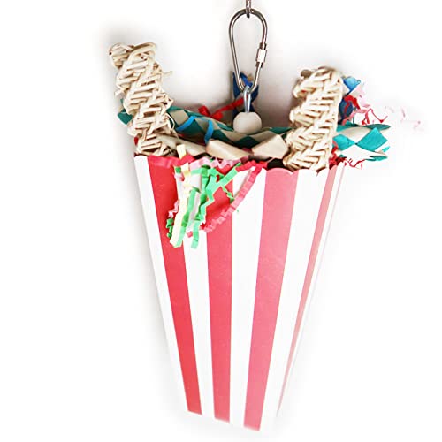 CHIZISX Vogelspielzeug, Vogelspielzeug, Papageien-Kauspielzeug, Vogelkäfig-Block, reißendes Spielzeug, kleine Vögel, Käfig, Rattan-Blöcke für Lovebirds CHIZISX Vogelspielzeug, Vogelspielzeug, Papageien-Kauspielzeug, Vogelkäfig-Block, reißendes Spielzeug, kleine Vögel, Käfig, Rattan-Blöcke für Lovebirds von CHIZISX