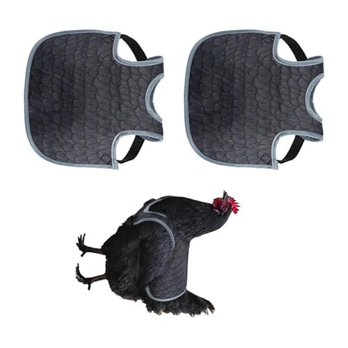 Hühnerrückenschutz, starkes Pick-Ausrüstung, weiches Tuch für Wachstum, Hennenschürze, 2 Stück von CHIZISX