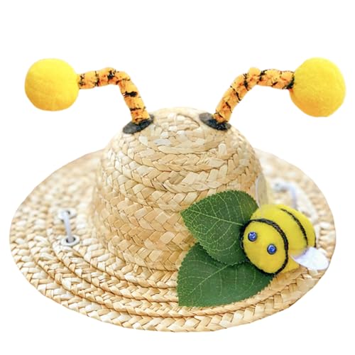 Hund Outdoor Strohhut Welpe Kleine Katzen Sunhats Hundehut Neuheit Für Modekocher Modetier Hund Outdoor Strohhut Welpe Kleine Katzen Sunhats Hundehut Neuheit Für Modekocher Modetier von CHIZISX