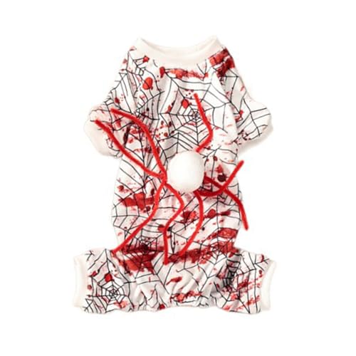 CHIZISX Scary Blood Splattered Halloween Outfit Für Haustier Komfortable Bloody Dress Festival Holiday Hunde Kostüme Party Hund Halloween CHIZISX Scary Blood Splattered Halloween Outfit Für Haustier Komfortable Bloody Dress Festival Holiday Hunde Kostüme Party Hund Halloween von CHIZISX