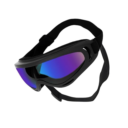 Stoßfeste Augenschutzbrille für Hunde, mit flexiblem Rahmen, verstellbarer Riemen, Haustierbrille für Skifahren, Bergsteigen, Wandern, winddichte Haustierbrille Stoßfeste Augenschutzbrille für Hunde, mit flexiblem Rahmen, verstellbarer Riemen, Haustierbrille für Skifahren, Bergsteigen, Wandern, winddichte Haustierbrille von CHIZISX