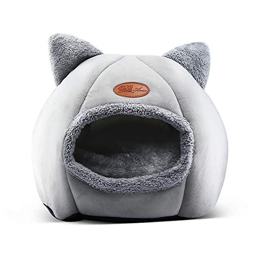 CHNNO1 Bequemes Katzenbett für den Winter, mit kleinem Kissen, Korb, Katzenhausprodukte, Haustierzelt, bequemes Höhlenbett, Innenbereich, XL40 x 40 x 40 cm CHNNO1 Bequemes Katzenbett für den Winter, mit kleinem Kissen, Korb, Katzenhausprodukte, Haustierzelt, bequemes Höhlenbett, Innenbereich, XL40 x 40 x 40 cm von CHNNO1
