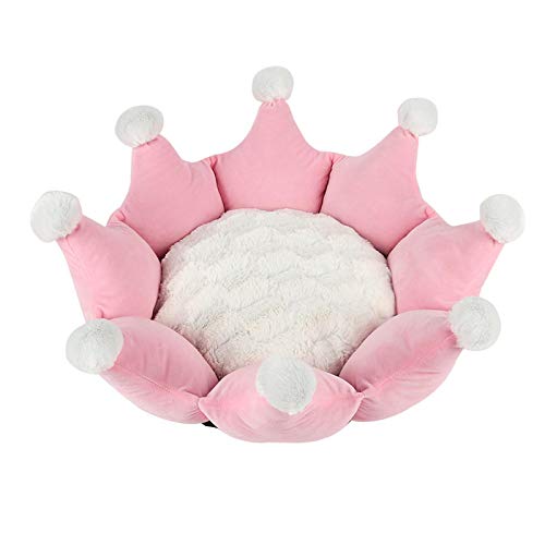CHNNO1 Haustier-Hundebett, modisch, Krone, super weich, für Katzen und Hunde, universal, Katzenbett, Hundesofa, Welpenzubehör, Zubehör, Bett, Hund, Rosa CHNNO1 Haustier-Hundebett, modisch, Krone, super weich, für Katzen und Hunde, universal, Katzenbett, Hundesofa, Welpenzubehör, Zubehör, Bett, Hund, Rosa von CHNNO1
