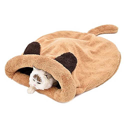 CHNNO1 Katzen-Schlafsack, selbstisolierender Kätzchensack, Katzenbett, Welpen, Anti-Kollisionsbett, superweich, magischer Schlafsack, Grau / Gelb CHNNO1 Katzen-Schlafsack, selbstisolierender Kätzchensack, Katzenbett, Welpen, Anti-Kollisionsbett, superweich, magischer Schlafsack, Grau / Gelb von CHNNO1
