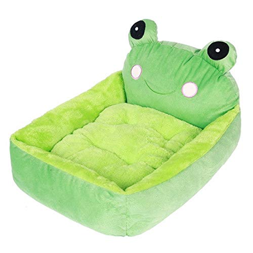 CHNNO1 Niedliche Cartoon-Katzenmatratze, bequem und warm, weiches Wollbett, kleiner Hund, Katze, Katze, waschbar, Katze, Kätzchen, Haustierprodukt, M42 x 48 cm, Frosch CHNNO1 Niedliche Cartoon-Katzenmatratze, bequem und warm, weiches Wollbett, kleiner Hund, Katze, Katze, waschbar, Katze, Kätzchen, Haustierprodukt, M42 x 48 cm, Frosch von CHNNO1