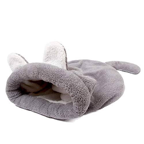 CHNNO1 Süßer Katzenschlafsack, warmes Hunde- und Katzenbett, niedliches Design, Größe XL, Grau CHNNO1 Süßer Katzenschlafsack, warmes Hunde- und Katzenbett, niedliches Design, Größe XL, Grau von CHNNO1