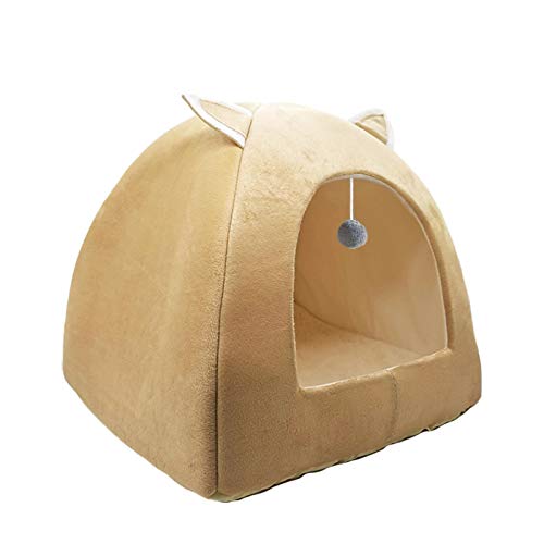 Katzenbett Winter Tiefschlaf Komfort Katzenkissen Produkt Weiches Kissen Korb Haustier Zelt Bequem Höhle Bett Indoor M-fit 3kgpet Beige Katzenbett Winter Tiefschlaf Komfort Katzenkissen Produkt Weiches Kissen Korb Haustier Zelt Bequem Höhle Bett Indoor M-fit 3kgpet Beige von CHNNO1