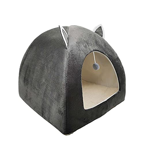 Katzenbett für den Winter, tiefer Schlaf, Komfort, gepolsterter Korb, verwendet für Katzenhausprodukte, Haustierzelt, bequemes Höhlenbett, Innenbereich, M-fit für 3 kgpet dunkelgrau Katzenbett für den Winter, tiefer Schlaf, Komfort, gepolsterter Korb, verwendet für Katzenhausprodukte, Haustierzelt, bequemes Höhlenbett, Innenbereich, M-fit für 3 kgpet dunkelgrau von CHNNO1