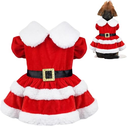 Hundekostüm Weihnachten, Hunde Weihnachtskostüm, Rot Weihnachtskostüm Hund, Haustier Weihnachtskostüm Größe XL, Weihnachtskleidung Hund, Weihnachtsoutfit Hund für Kleine Mittelgroße Hunde Hundekostüm Weihnachten, Hunde Weihnachtskostüm, Rot Weihnachtskostüm Hund, Haustier Weihnachtskostüm Größe XL, Weihnachtskleidung Hund, Weihnachtsoutfit Hund für Kleine Mittelgroße Hunde von CHONGQILAO
