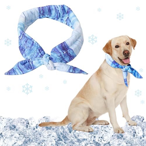 Kühlhalsband für Hunde, Hundehalsband Kühlend, Hunde Halstücher Kühlend, Kühlendes Halstuch für Hunde Kühlhalsband Bandana Atmungsaktiv Wärmeableitung Bandana Hund Geeignet für Kühlhunde im Sommer Kühlhalsband für Hunde, Hundehalsband Kühlend, Hunde Halstücher Kühlend, Kühlendes Halstuch für Hunde Kühlhalsband Bandana Atmungsaktiv Wärmeableitung Bandana Hund Geeignet für Kühlhunde im Sommer von CHONGQILAO