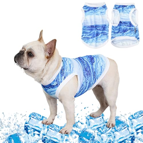 Kühlweste für Hunde, Atmungsaktiv Hundekühlweste, Kühlwesten Hunde T-Shirts Hunde Kühlweste, Hunde Kühlende Hundejacke Leichte, Sommer Cool und Bequem Hundemantel für kleine bis mittelgroße Hunde Kühlweste für Hunde, Atmungsaktiv Hundekühlweste, Kühlwesten Hunde T-Shirts Hunde Kühlweste, Hunde Kühlende Hundejacke Leichte, Sommer Cool und Bequem Hundemantel für kleine bis mittelgroße Hunde von CHONGQILAO