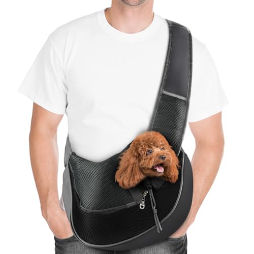 CHRI Hundetragetasche Hundetasche bis 5kg Transporttasche für Haustiere Hundetragetuch Mit Verstellbarem Riemen Tragetasche Hund für kleinen Hund Katze Aktivitäten Im Freien CHRI Hundetragetasche Hundetasche bis 5kg Transporttasche für Haustiere Hundetragetuch Mit Verstellbarem Riemen Tragetasche Hund für kleinen Hund Katze Aktivitäten Im Freien von CHRI