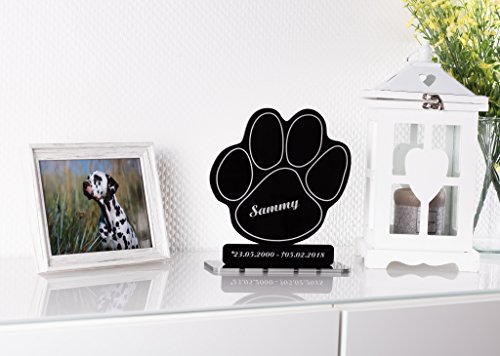 CHRISCK design Gedenkstandbild Grabschmuck mit Wunsch-Gravur Andenken Gedenktafel Grabstein CHRISCK design Gedenkstandbild Grabschmuck mit Wunsch-Gravur Andenken Gedenktafel Grabstein von CHRISCK design
