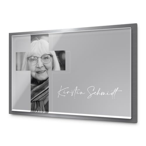 CHRISCK design Premium Grabstein aus edlem Hochglanz Acrylglas und Edelstahl V2A | 100% witterungsbeständig Grabplatte mit Foto Bild UV Druck 30x20 cm Gedenktafel für Menschen und Tiere CHRISCK design Premium Grabstein aus edlem Hochglanz Acrylglas und Edelstahl V2A | 100% witterungsbeständig Grabplatte mit Foto Bild UV Druck 30x20 cm Gedenktafel für Menschen und Tiere von CHRISCK design