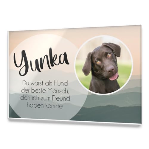 CHRISCK design Premium Tier Grabstein aus edlem Hochglanz Acrylglas | 100% witterungsbeständig Grabplatten mit Foto Bild UV Druck 30x20 cm Gedenktafel für Haustiere Hunde Hund Katze CHRISCK design Premium Tier Grabstein aus edlem Hochglanz Acrylglas | 100% witterungsbeständig Grabplatten mit Foto Bild UV Druck 30x20 cm Gedenktafel für Haustiere Hunde Hund Katze von CHRISCK design