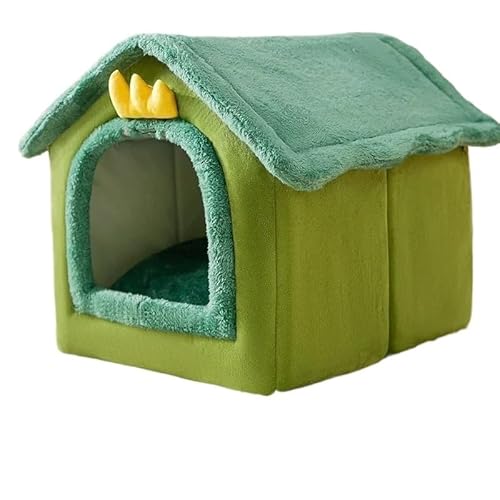 Faltbare Hundehütte Zwinger Bett Matte für kleine mittelgroße Hunde Katzen Winter warmes Katzenbett Nest Haustierprodukte Korb Haustiere Welpenhöhle Sofa (Farbe: 07, Größe: L innerhalb 14 kg Haustier) von CHRISK