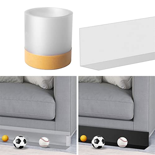 Under Couch Blocker, Toy Blockers for Furniture, Preventing Things from Entering Bottom of Sofa, Bed, Coffee Table, Cutable Gap Bumper, with Adhesive Mounting Tape (1pcs-A) von CHRISK