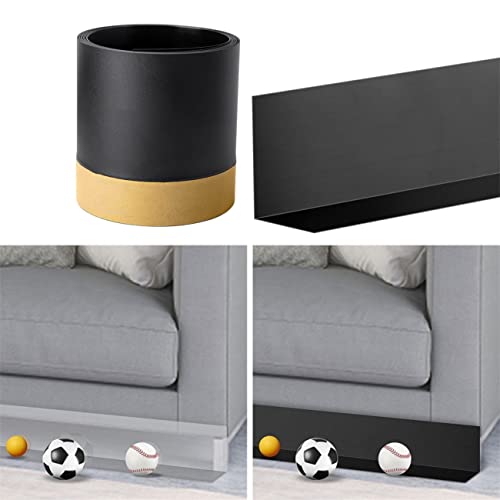 Under Couch Blocker, Toy Blockers for Furniture, Preventing Things from Entering Bottom of Sofa, Bed, Coffee Table, Cutable Gap Bumper, with Adhesive Mounting Tape (1pcs-B) von CHRISK