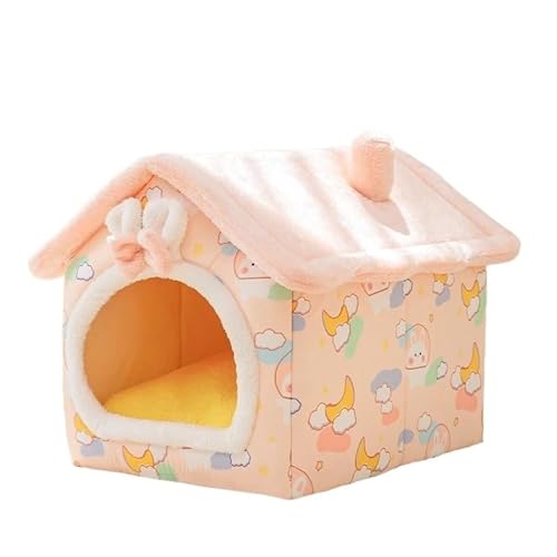 Zusammenklappbares Hundehaus for den Winter, vollständig geschlossenes, warmes Katzenschlafbett, kann entfernt und gewaschen werden. Superweiches, tragbares Haustier-Hundehaus(Light pink,M(within 7.5k Zusammenklappbares Hundehaus for den Winter, vollständig geschlossenes, warmes Katzenschlafbett, kann entfernt und gewaschen werden. Superweiches, tragbares Haustier-Hundehaus(Light pink,M(within 7.5k von CHRISK
