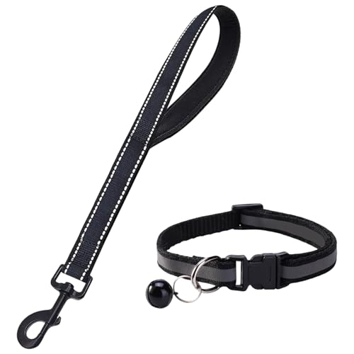 CHROMACRAFT 1 Stück Haustierleine Und 1 Stück Reflektierendes Halsband, Verschleißfeste Leine, Reisezubehör Für Haustiere, Hundeleinentraining CHROMACRAFT 1 Stück Haustierleine Und 1 Stück Reflektierendes Halsband, Verschleißfeste Leine, Reisezubehör Für Haustiere, Hundeleinentraining von CHROMACRAFT