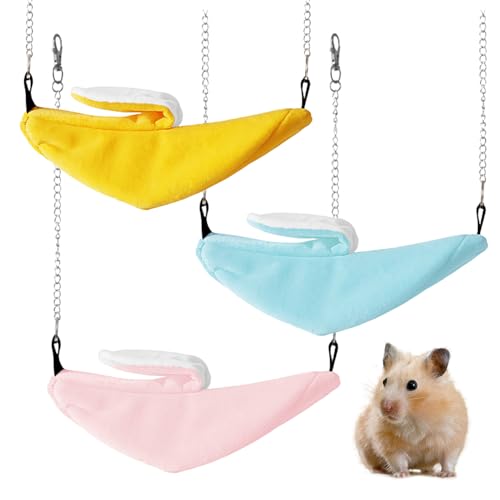 CHROMACRAFT 3-Teilige Bananenförmige Hängematte, Süßes Haustierbett, Kreative Mini-Hängematte, Warmes Haustierbett, Haustierbedarf CHROMACRAFT 3-Teilige Bananenförmige Hängematte, Süßes Haustierbett, Kreative Mini-Hängematte, Warmes Haustierbett, Haustierbedarf von CHROMACRAFT
