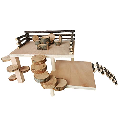 CHSEEO Hamster Spielzeug, Meerschweinchen Spielzeug, Kaninchen Zubehör, Kaninchen Spielzeug für Hamster Meerschweinchen Chinchillas Rennmäuse Zwerghamster CHSEEO Hamster Spielzeug, Meerschweinchen Spielzeug, Kaninchen Zubehör, Kaninchen Spielzeug für Hamster Meerschweinchen Chinchillas Rennmäuse Zwerghamster von CHSEEO