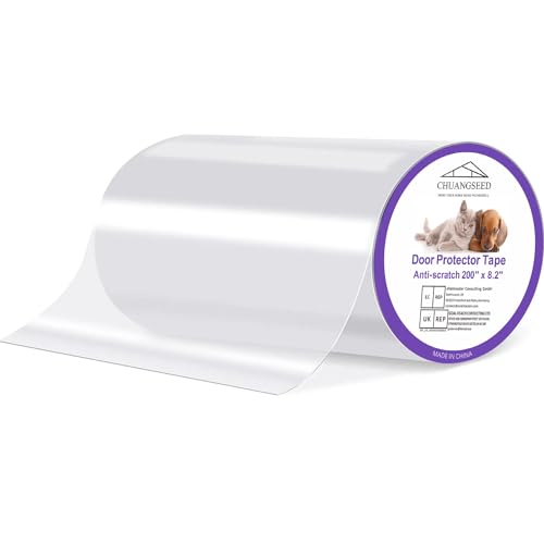 CHUANGSEED Kratzschutz Katze Tape 5m x 21cm, Kratzschutz Sofa Transparent Kratzschutz Pad Möbelschoner Katze Möbelschutz Kratzpads für Möbel Couch Tür Wand Kratzabwehr von Katzen Hunde (21cm X 5m) CHUANGSEED Kratzschutz Katze Tape 5m x 21cm, Kratzschutz Sofa Transparent Kratzschutz Pad Möbelschoner Katze Möbelschutz Kratzpads für Möbel Couch Tür Wand Kratzabwehr von Katzen Hunde (21cm X 5m) von CHUANGSEED