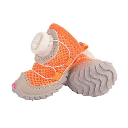 Atmungsaktive Hundeschuhe für kleine und mittelgroße Hunde, reflektierend, leicht, Pfotenschutz für französische Bulldogge, Teddy, Beagle, Corgi, Pomeranian, für drinnen und draußen, Größe XS Atmungsaktive Hundeschuhe für kleine und mittelgroße Hunde, reflektierend, leicht, Pfotenschutz für französische Bulldogge, Teddy, Beagle, Corgi, Pomeranian, für drinnen und draußen, Größe XS von CHUANYGU