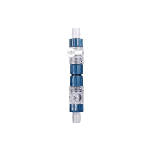 CHUANYGU Aquariumfilter, Wasserschlauch, Durchflusskontrolle, Doppelhahn, Schnellspannverbinder, Aquarium-Zubehör für Süßwasserpumpen, Proteinabschäumer von CHUANYGU