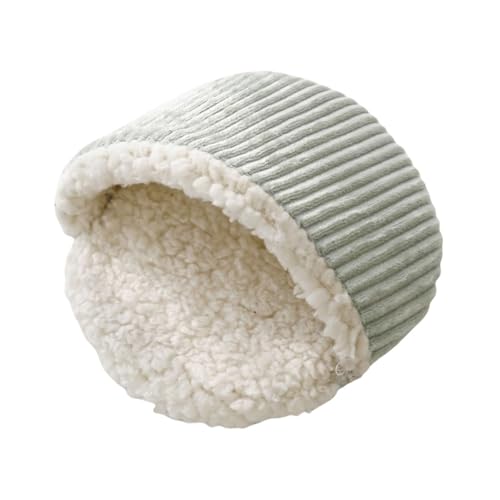 CHUANYGU Hamsterbett-Matte, waschbar, Plüsch-Nestunterlage für Kleintiere, Hamster, Igel und Chinchillas, zwei Größen zur Auswahl (Grün, S) von CHUANYGU
