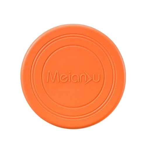 CHUANYGU Hunde-Frisbee-Set, 17,8 cm, weiche Gummi-Fliegescheiben mit rutschfestem Griff für kleine, mittelgroße und große Hunde, mehrfarbiges Apportierspielzeug für Outdoor-Training CHUANYGU Hunde-Frisbee-Set, 17,8 cm, weiche Gummi-Fliegescheiben mit rutschfestem Griff für kleine, mittelgroße und große Hunde, mehrfarbiges Apportierspielzeug für Outdoor-Training von CHUANYGU