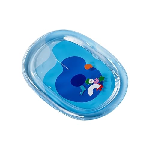 CHUANYGU Kühlmatte für Hunde und Katzen mit schwimmenden Fischen, verdickte rutschfeste Haustierspielmatte, interaktives Wasserbett für den Indoor-Sommergebrauch (A,M) von CHUANYGU